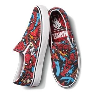 X marvel Spider-Man classic slip ons